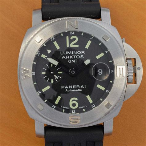 panerai 186 arktos gmt|Panerai Arktos Luminor GMT PAM186 44mm 500 Pieces .